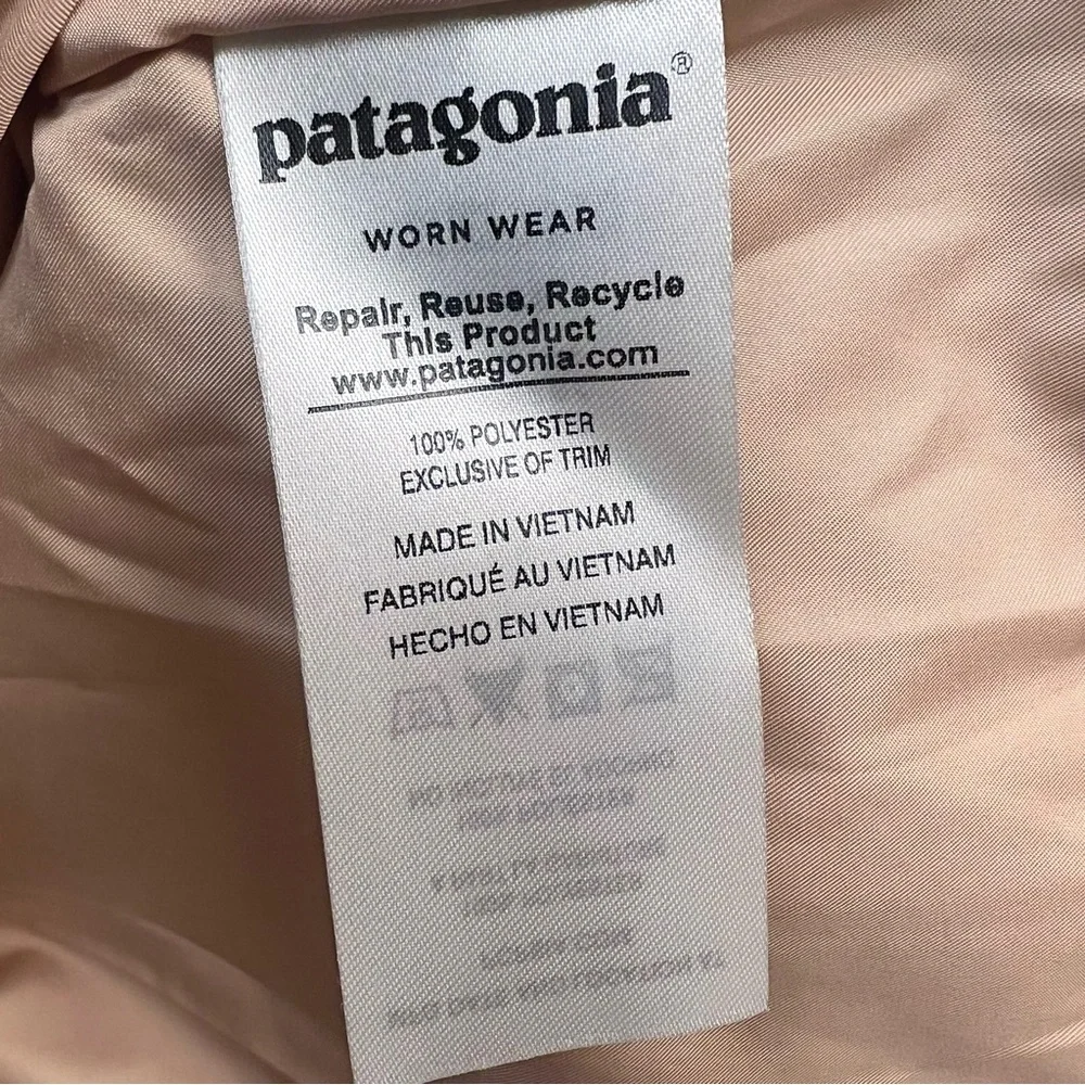 Patagonia Women’s Los Gatos Beige Sherpa Vest SZ SM‎ - Picture 5 of 5